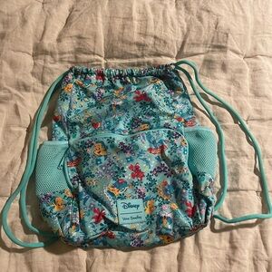 The Little Mermaid Vera Bradley Drawstring Backpack